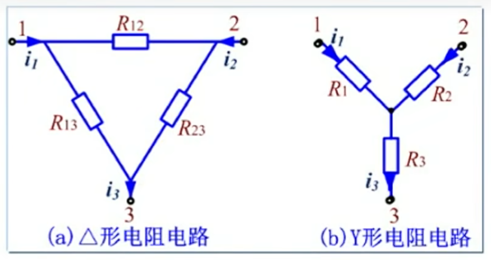 Y与Delta形电路的等效变换